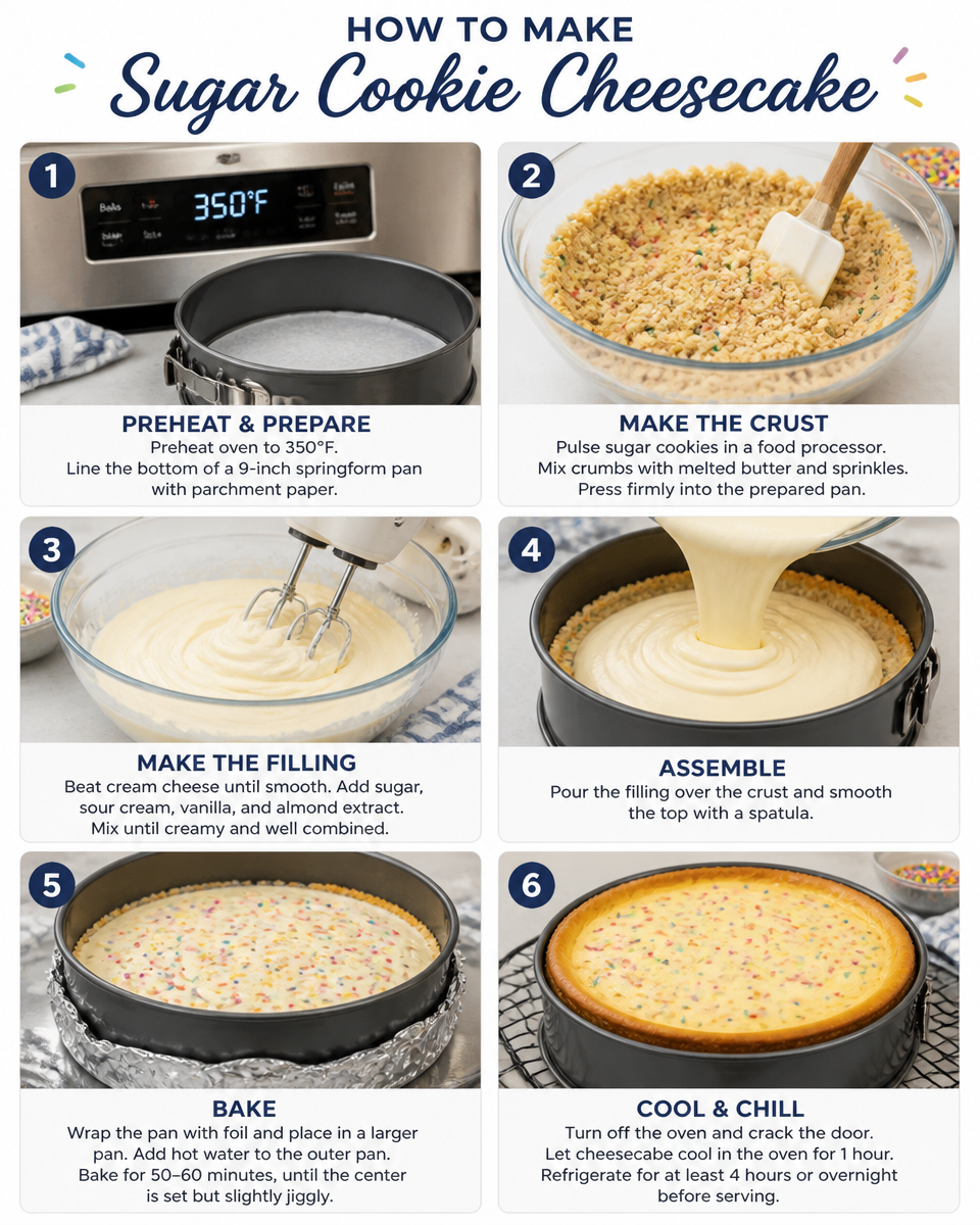 Easy Sugar Cookie Cheesecake