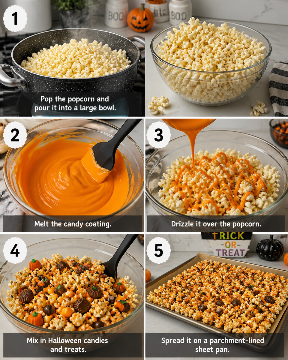 Easy Halloween Popcorn Recipe