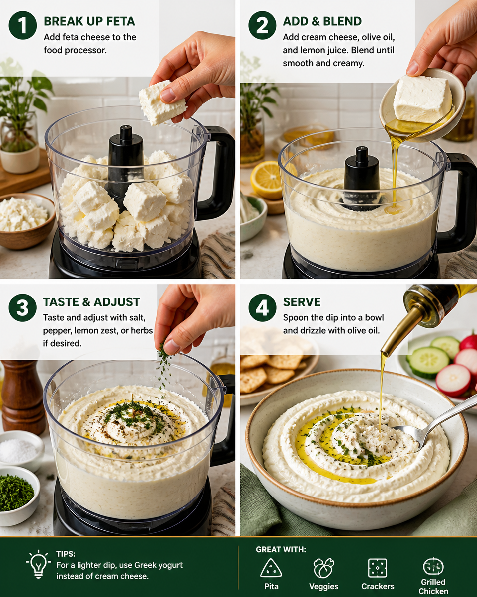 Easy Whipped Feta Dip