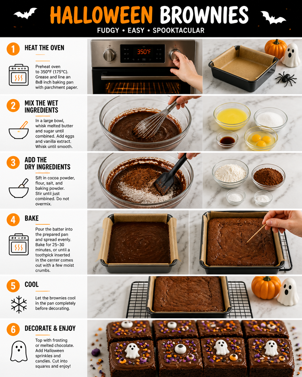 Easy Halloween Brownies Recipe