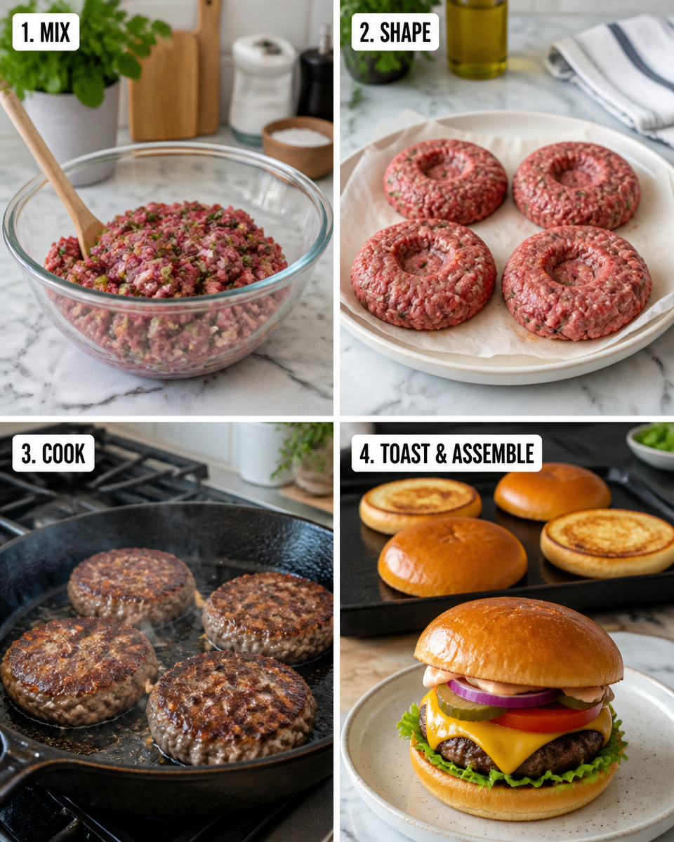 Easy Crack Burger Recipe