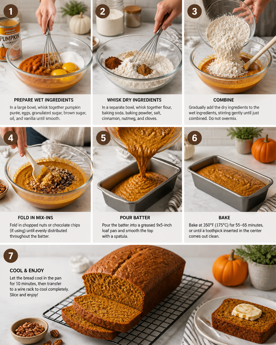 Moist Pumpkin Bread Recipe