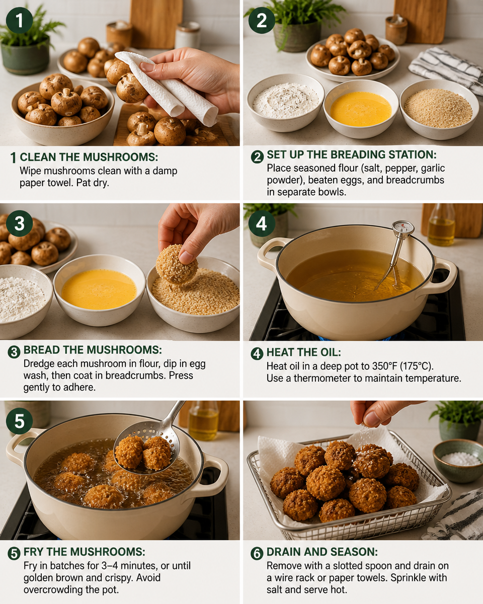 Fried Mushrooms Recipe