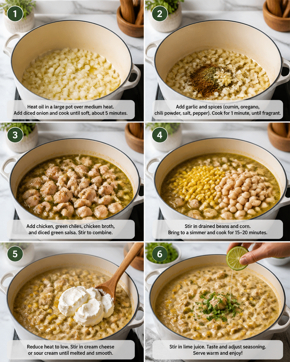 Green Chicken Chili Recipe
