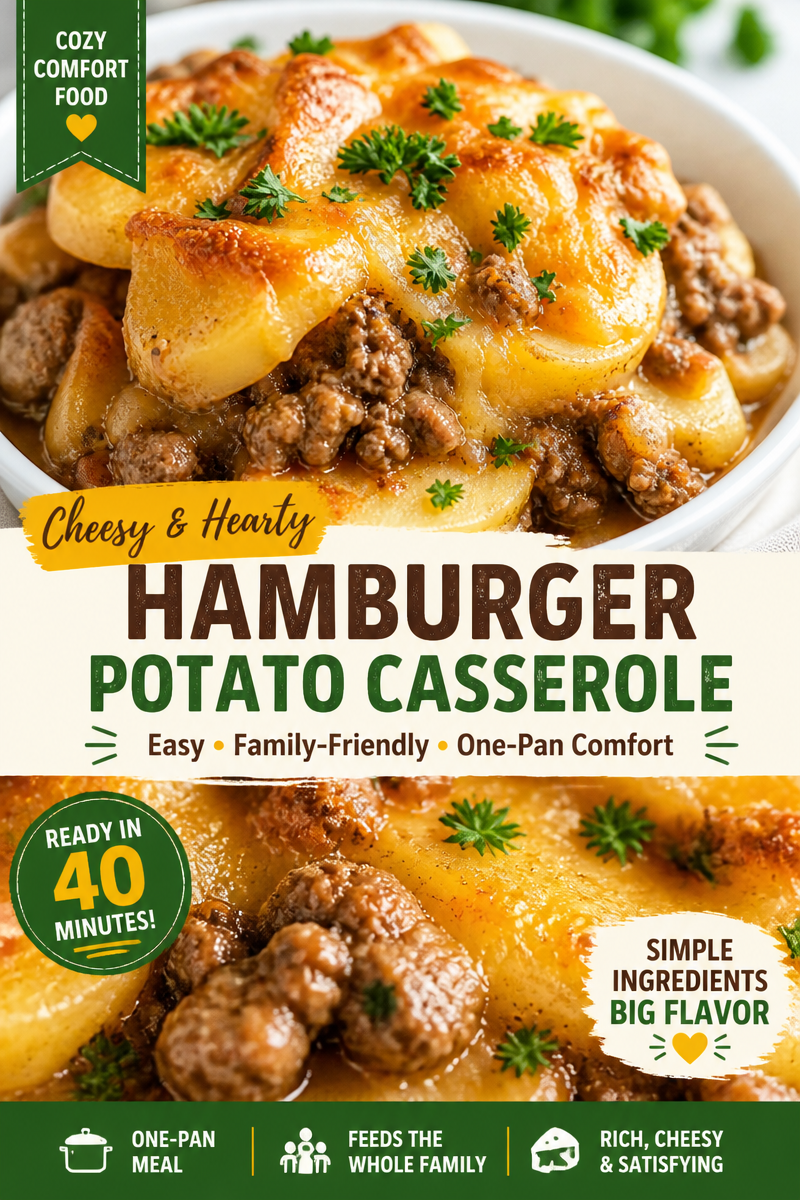 Easy Hamburger Potato Casserole