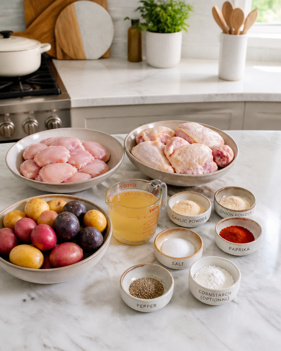 Easy Instant Pot Chicken and Potatoes