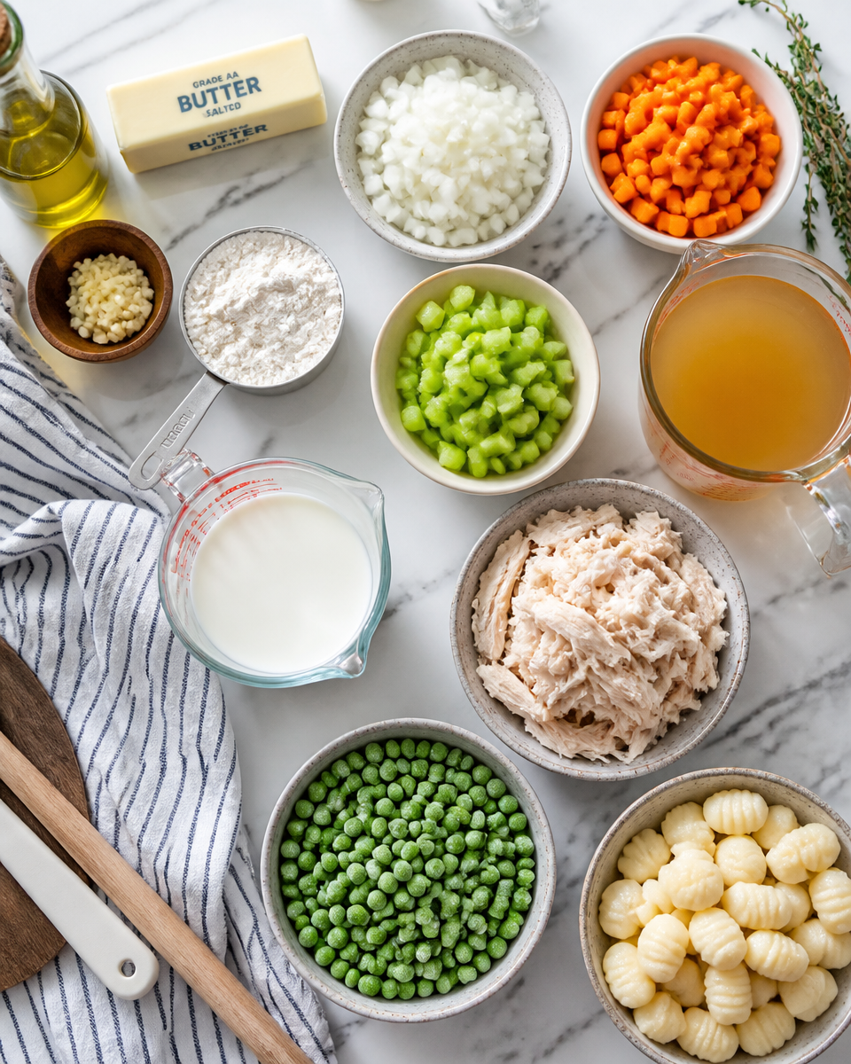 Easy Chicken Pot Pie Gnocchi