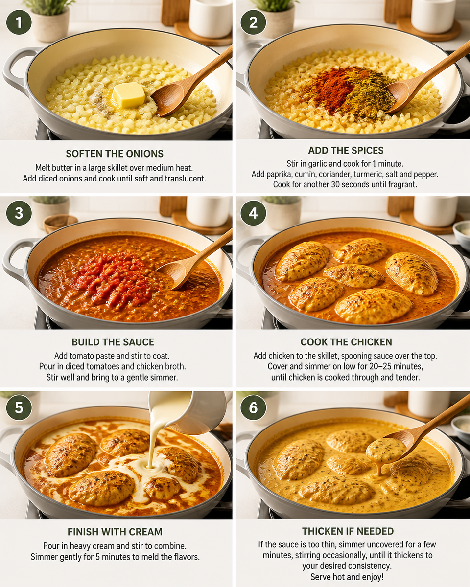 Easy Crockpot Butter Chicken — Slow Cooker Recipe