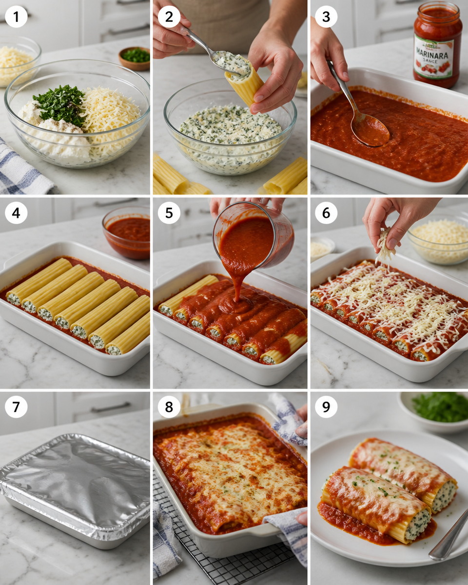 manicotti recipe