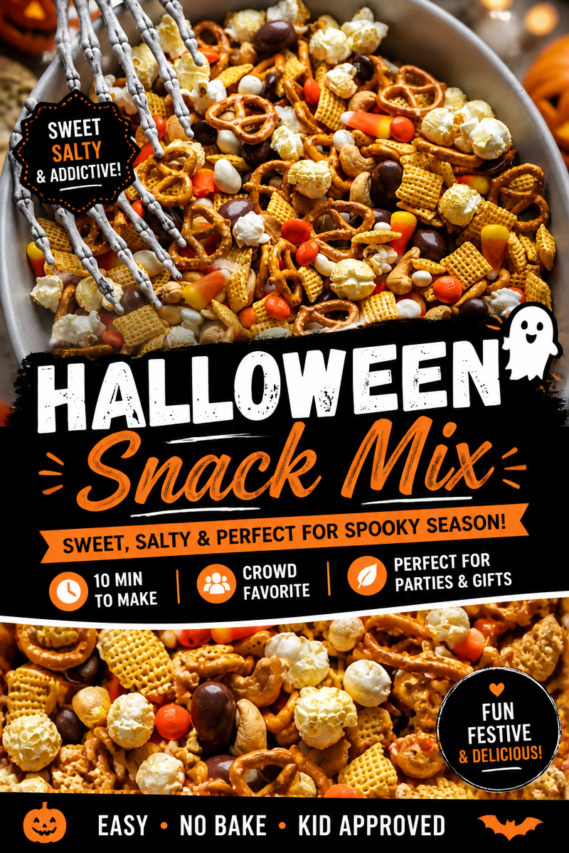 Easy Halloween Trail Mix Recipe — Spooky Snack Mix