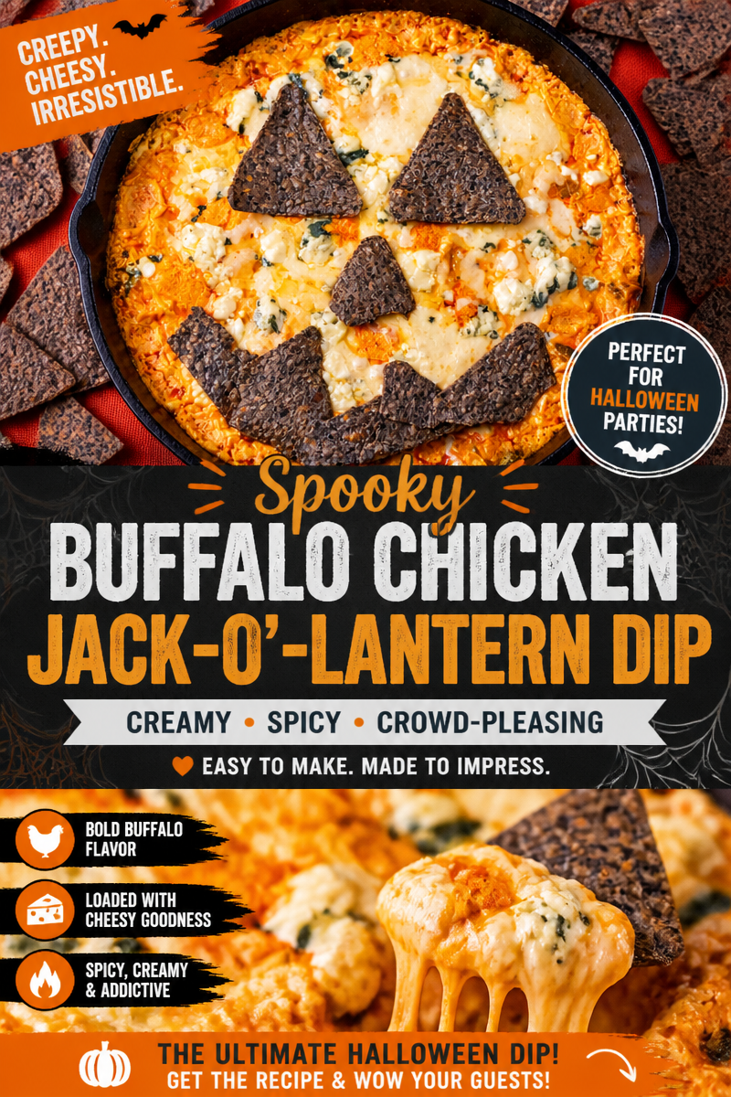 Easy Buffalo Chicken Dip Recipe — Halloween Party