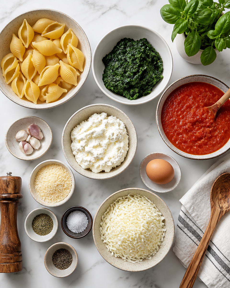 Easy Stuffed Shells Recipe — Spinach Ricotta