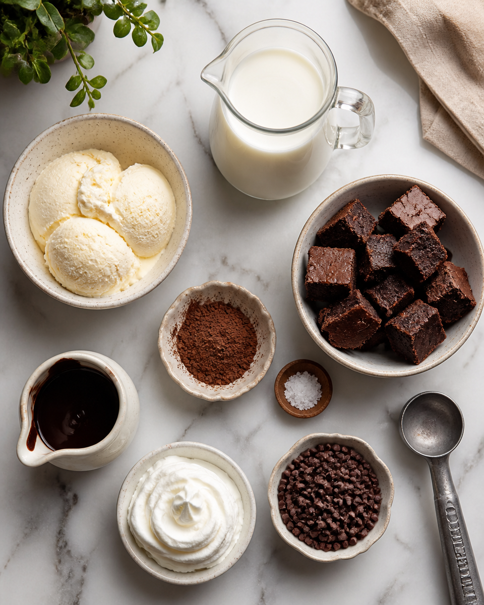 Easy Brownie Milkshake Recipe