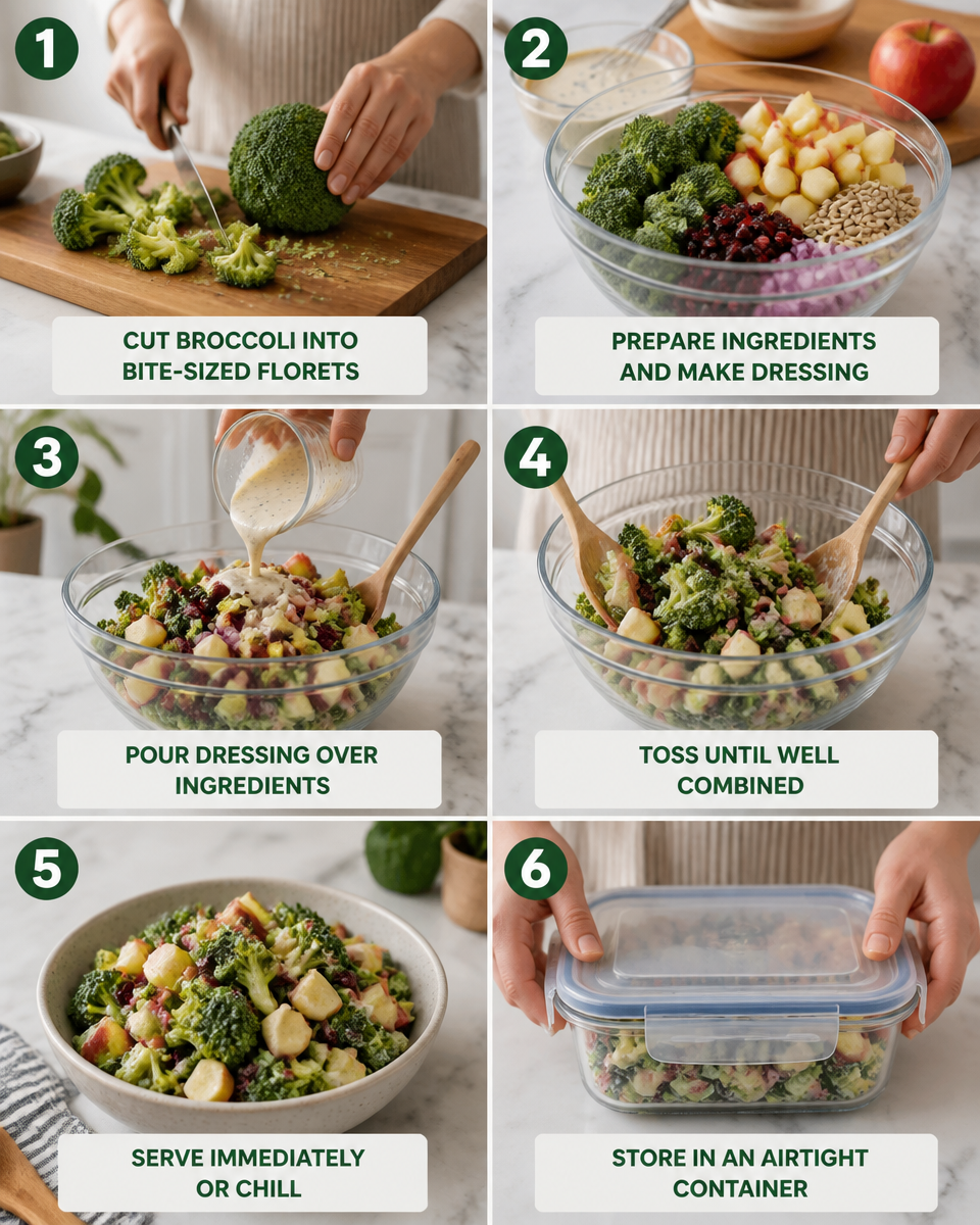 Easy Broccoli Apple Salad — Honeycrisp Crunch