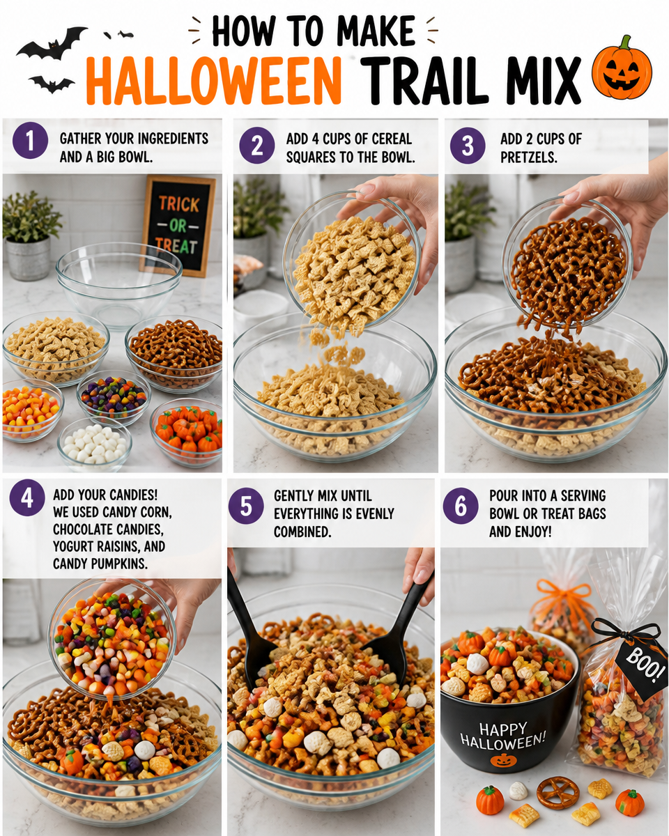 Easy Halloween Trail Mix Recipe — Spooky Snack Mix