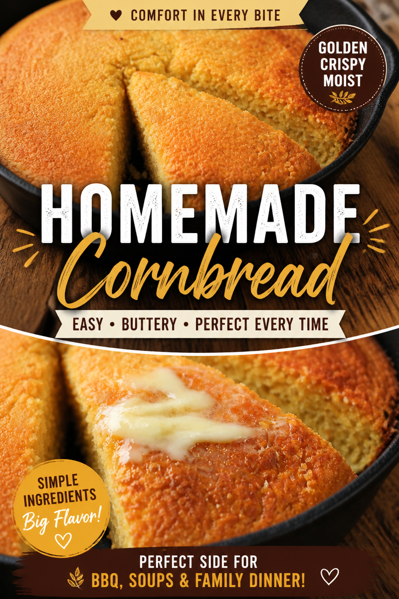 Sweet Cornbread Recipe