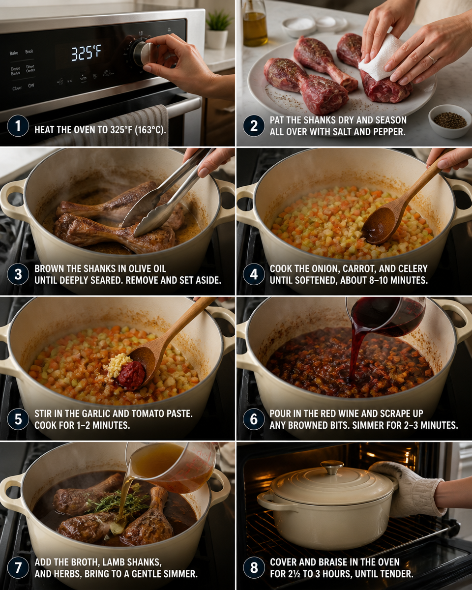 Braised Lamb Shanks Recipe