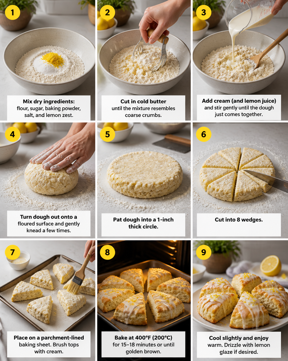 Lemon Scones Recipe
