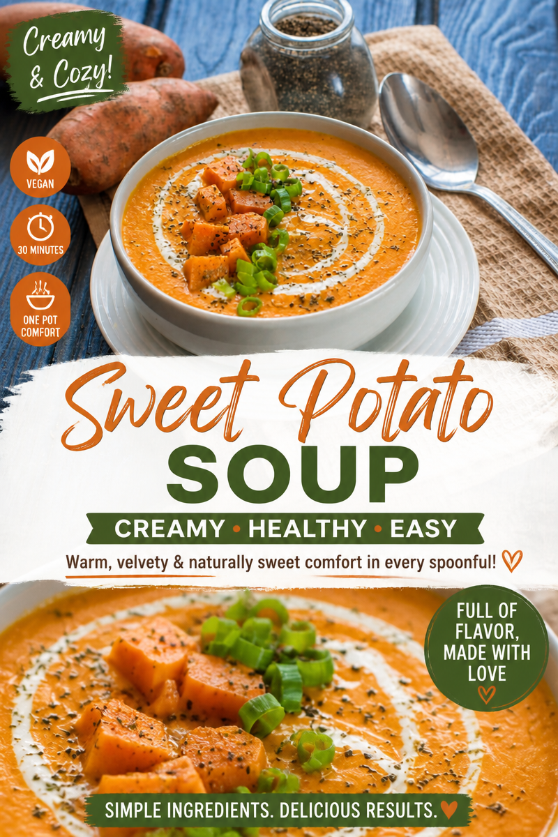 Easy Pumpkin Sweet Potato Soup