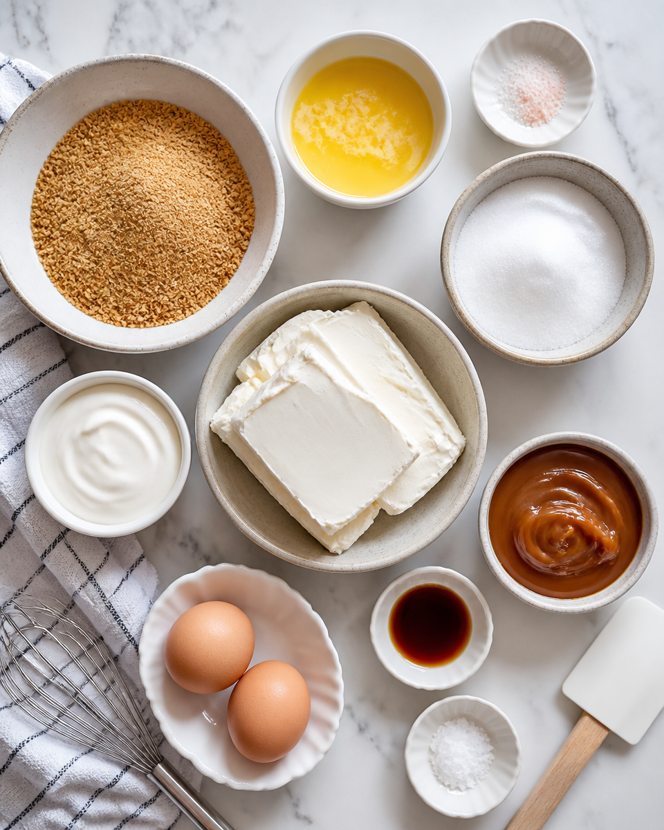 Easy Salted Caramel Cheesecake — Instant Pot
