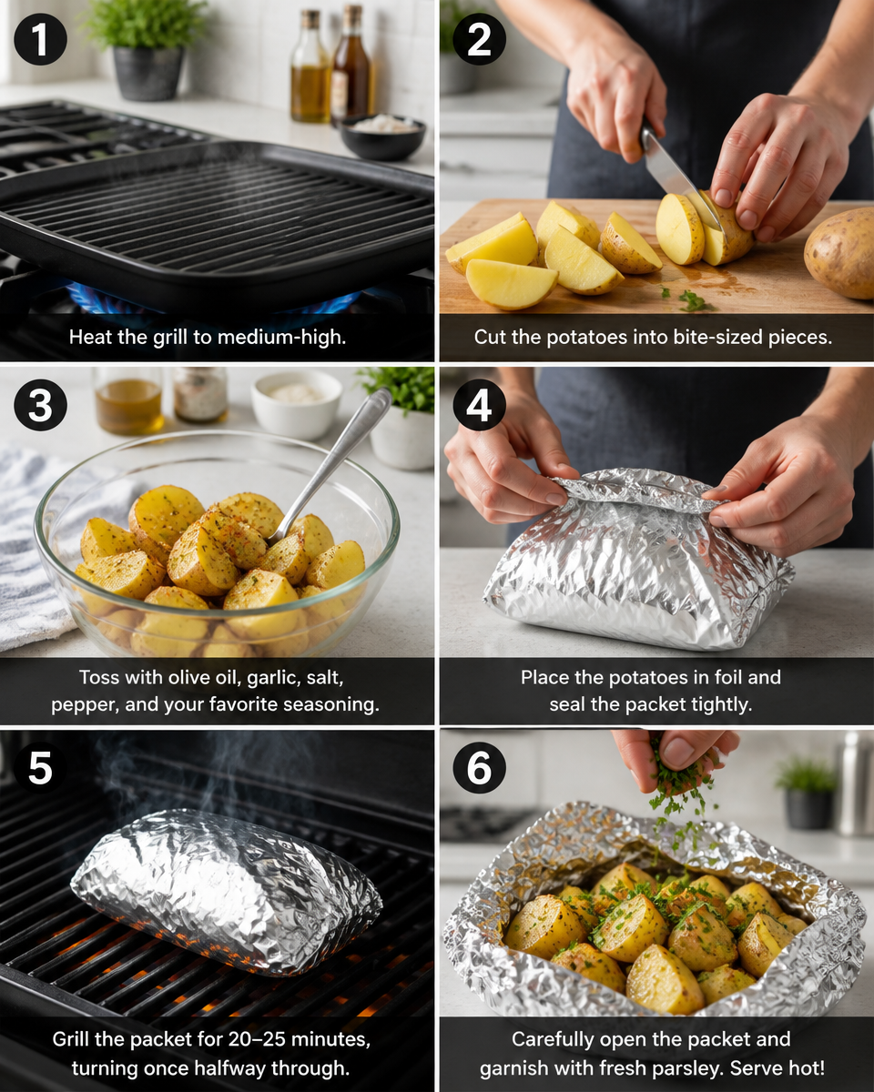Easy Grilled Potatoes Recipe