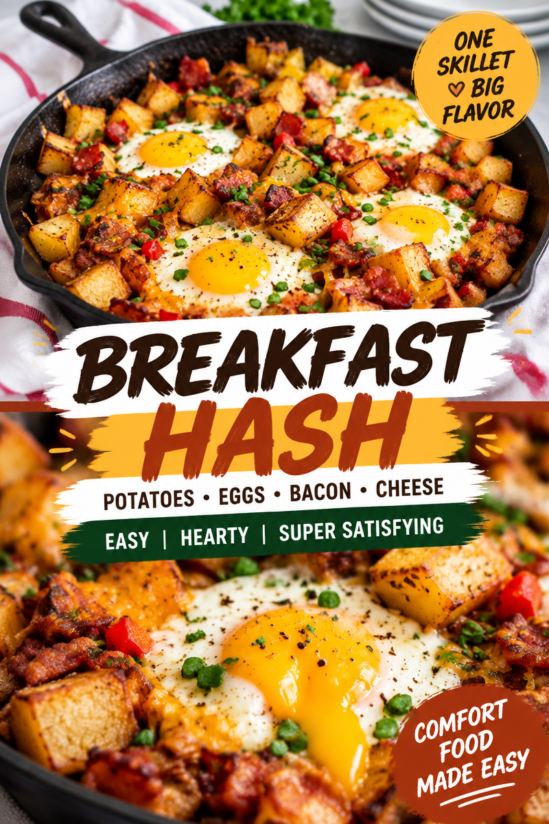 Easy Breakfast Skillet Recipe — Egg and Potato