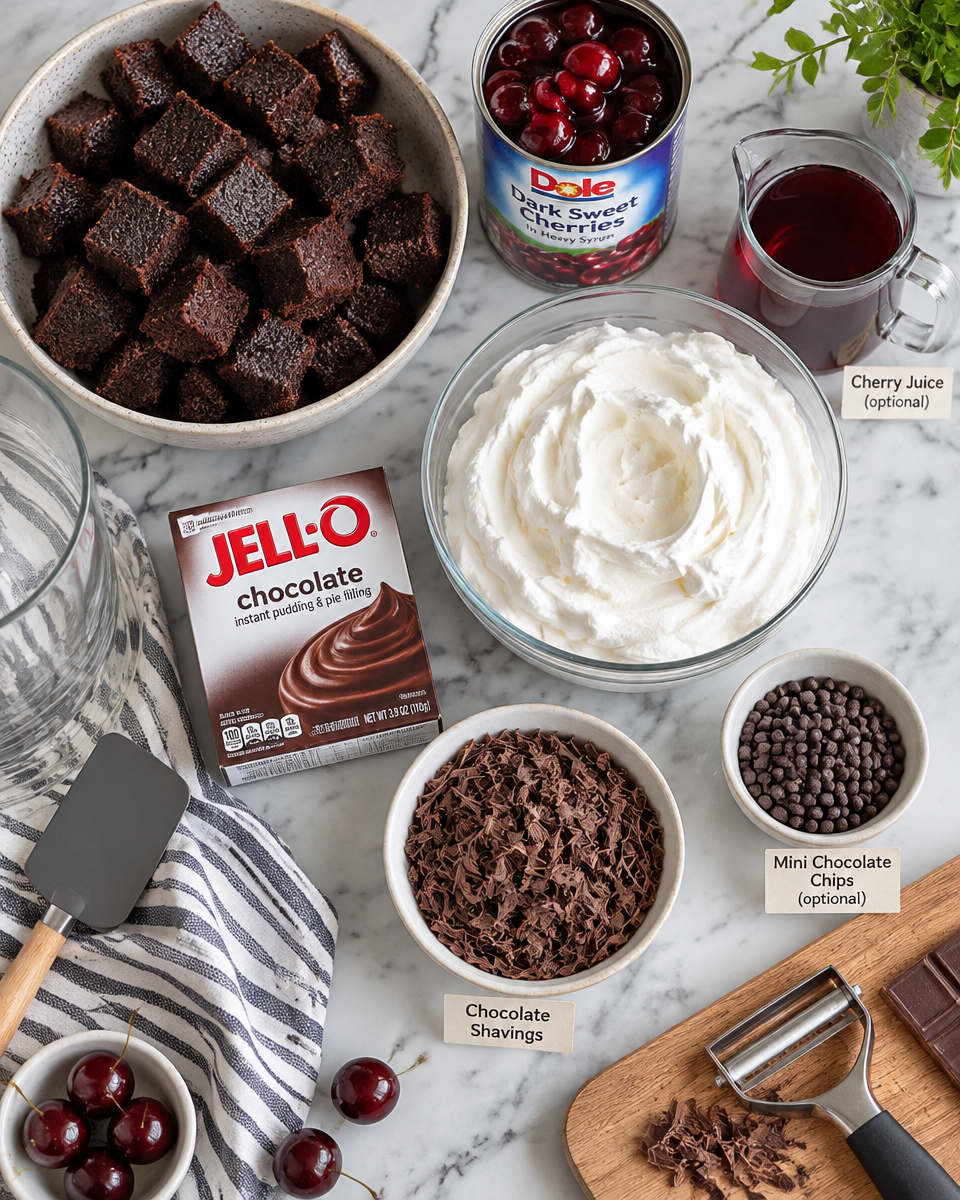 Easy Black Forest Trifle Recipe