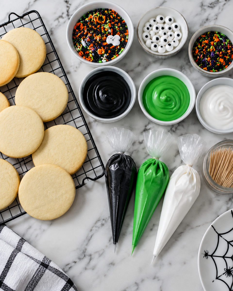 Easy Halloween Cookie Decorating — Cauldron Cookies