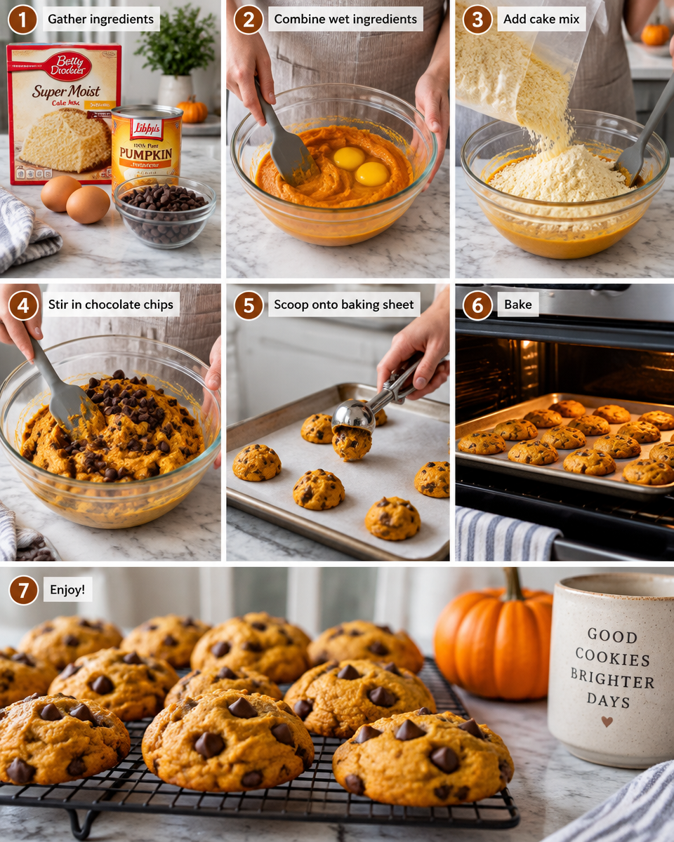 Easy Pumpkin Cookies Recipe — Chocolate Chip