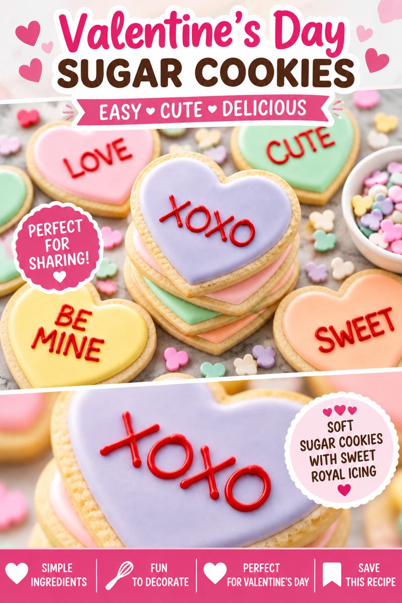 Easy Valentine's Day Cookies — Cute Heart Shapes