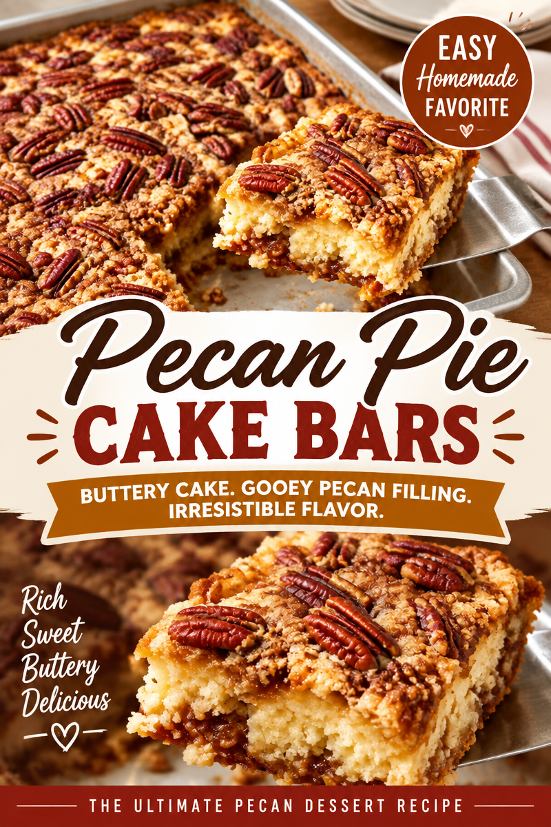 Easy Pecan Pie Dump Cake Recipe