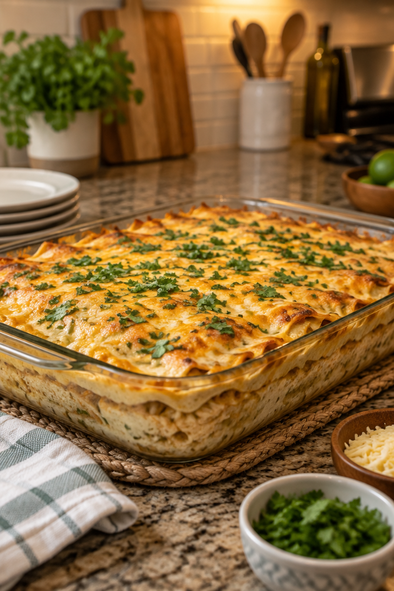 Sour Cream Chicken Enchilada Recipe (Easy & Creamy)