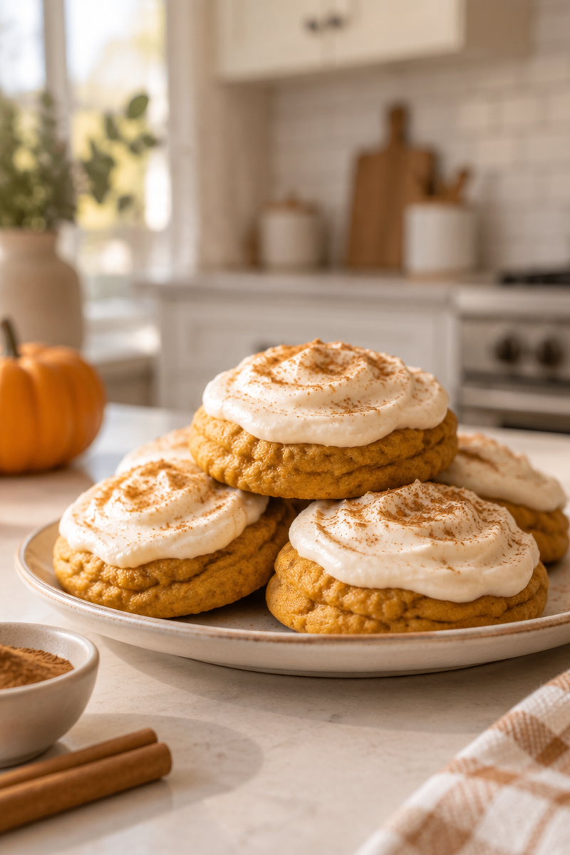 Soft Pumpkin Cookies Recipe (Thick & Fluffy)