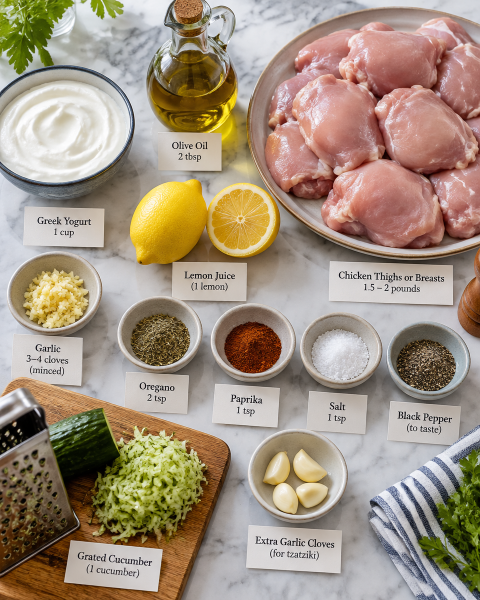 Easy Greek Chicken Gyros Recipe
