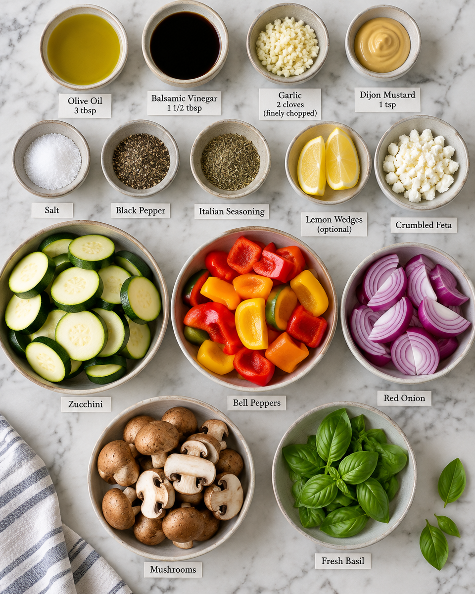 Easy Grilled Vegetables Recipe — Marinade Guide