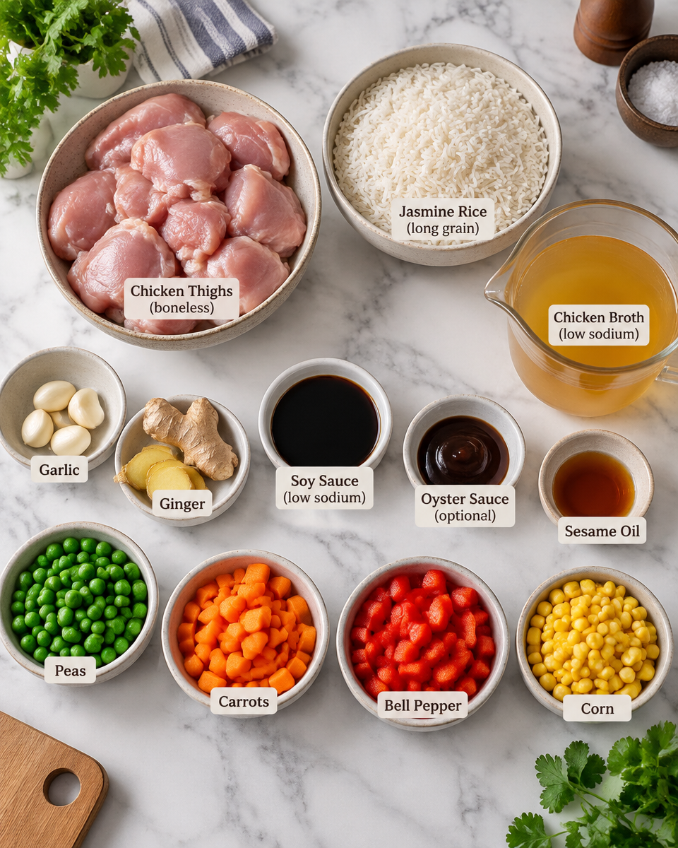 Easy Asian Chicken and Rice Recipe — One Pot