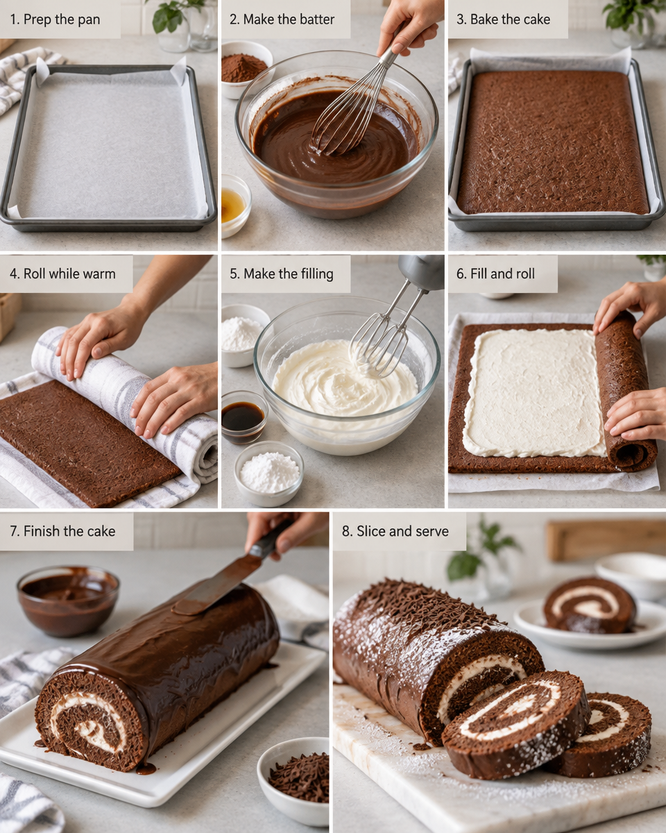 Easy Swiss Chocolate Cake — Moist Dark Recipe