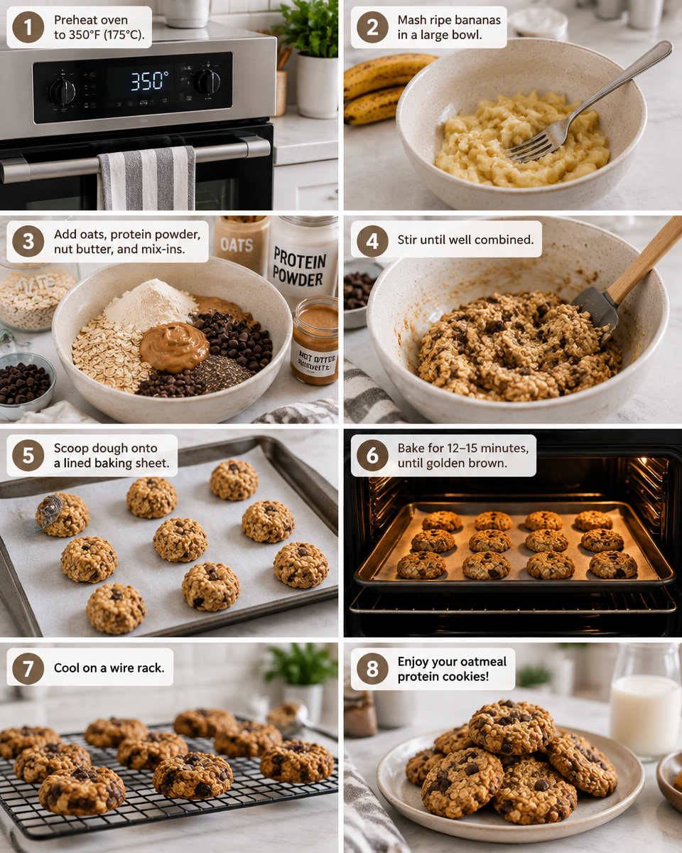 Easy Breakfast Cookies Recipe — Oatmeal Protein