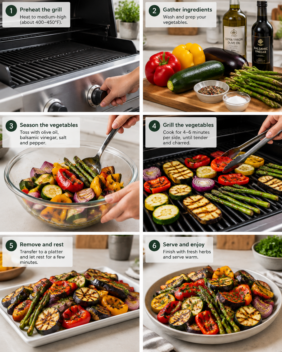 Easy Grilled Vegetables Recipe — Marinade Guide
