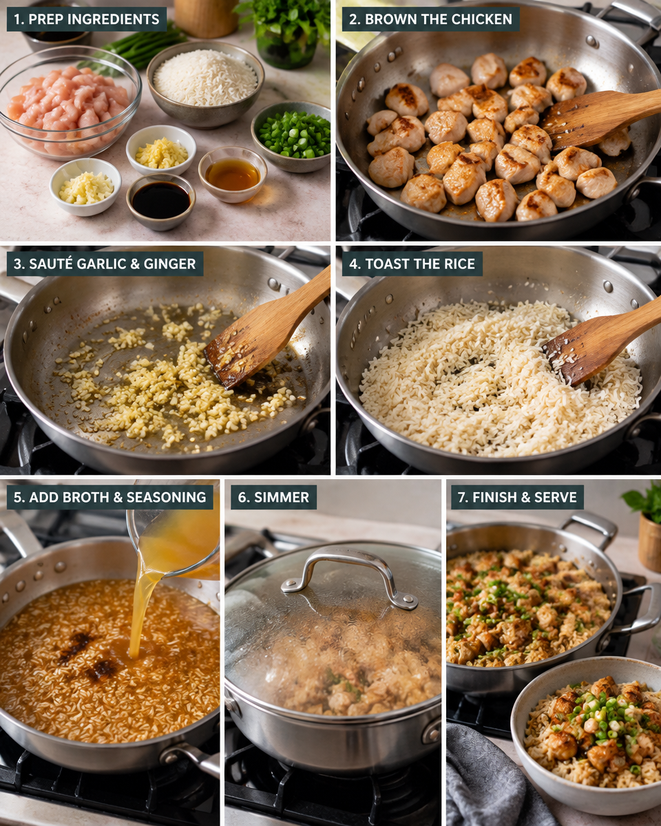 Easy Asian Chicken and Rice Recipe — One Pot