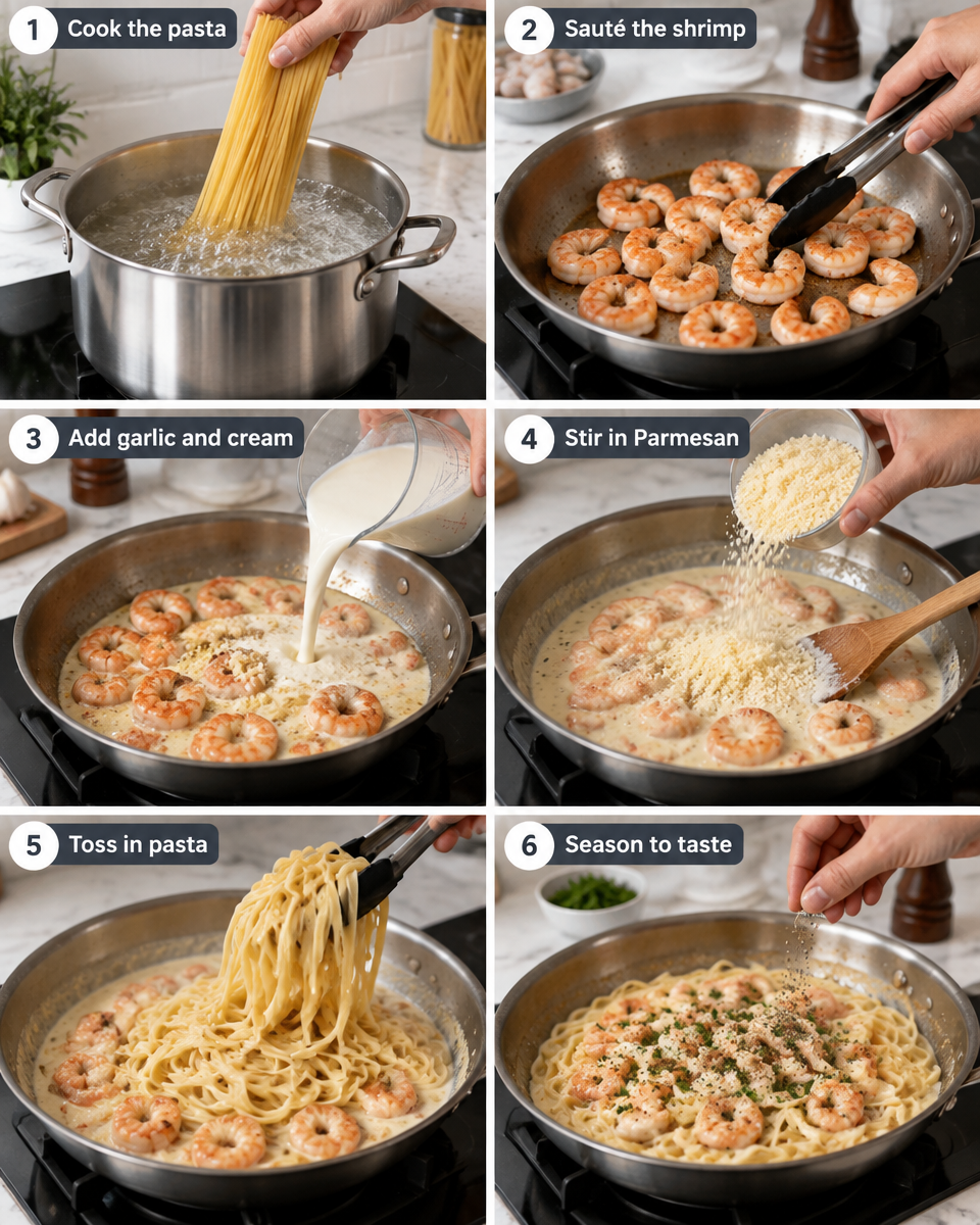 Shrimp Alfredo Recipe