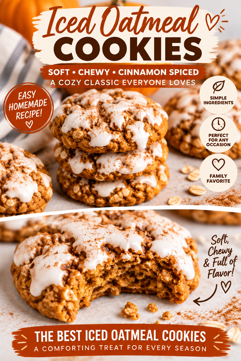 Easy Pumpkin Oatmeal Cookies