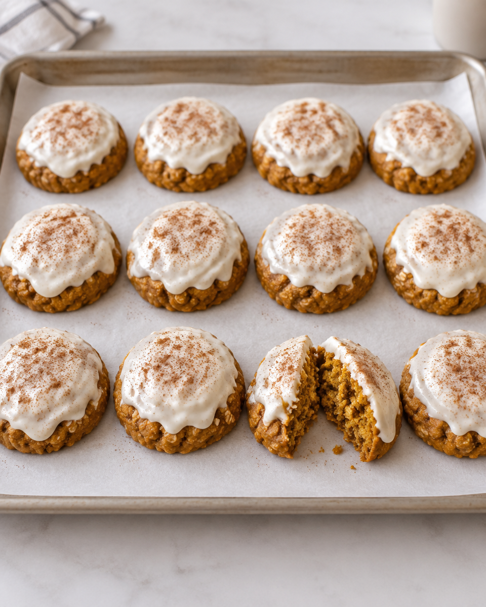 Easy Pumpkin Oatmeal Cookies