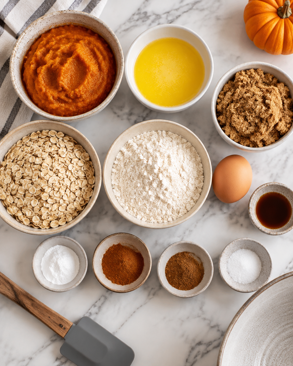 Easy Pumpkin Oatmeal Cookies