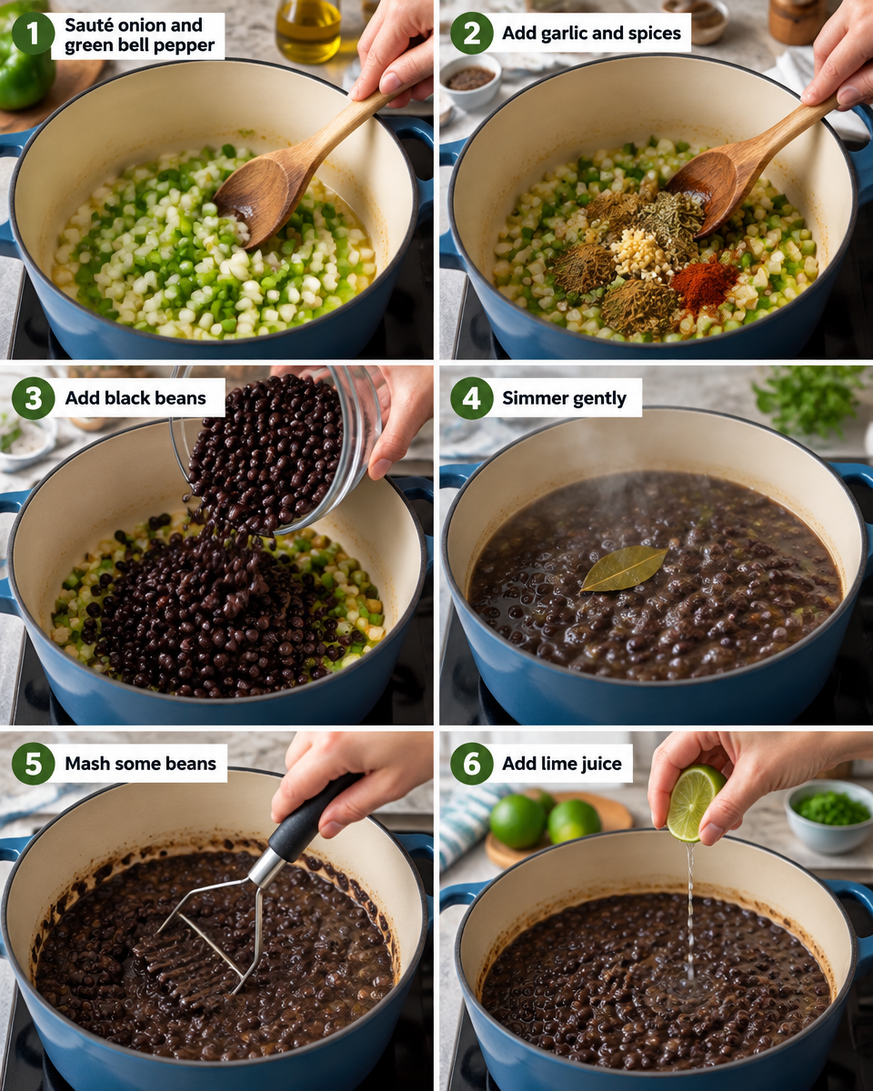 Easy Cuban Black Beans Recipe