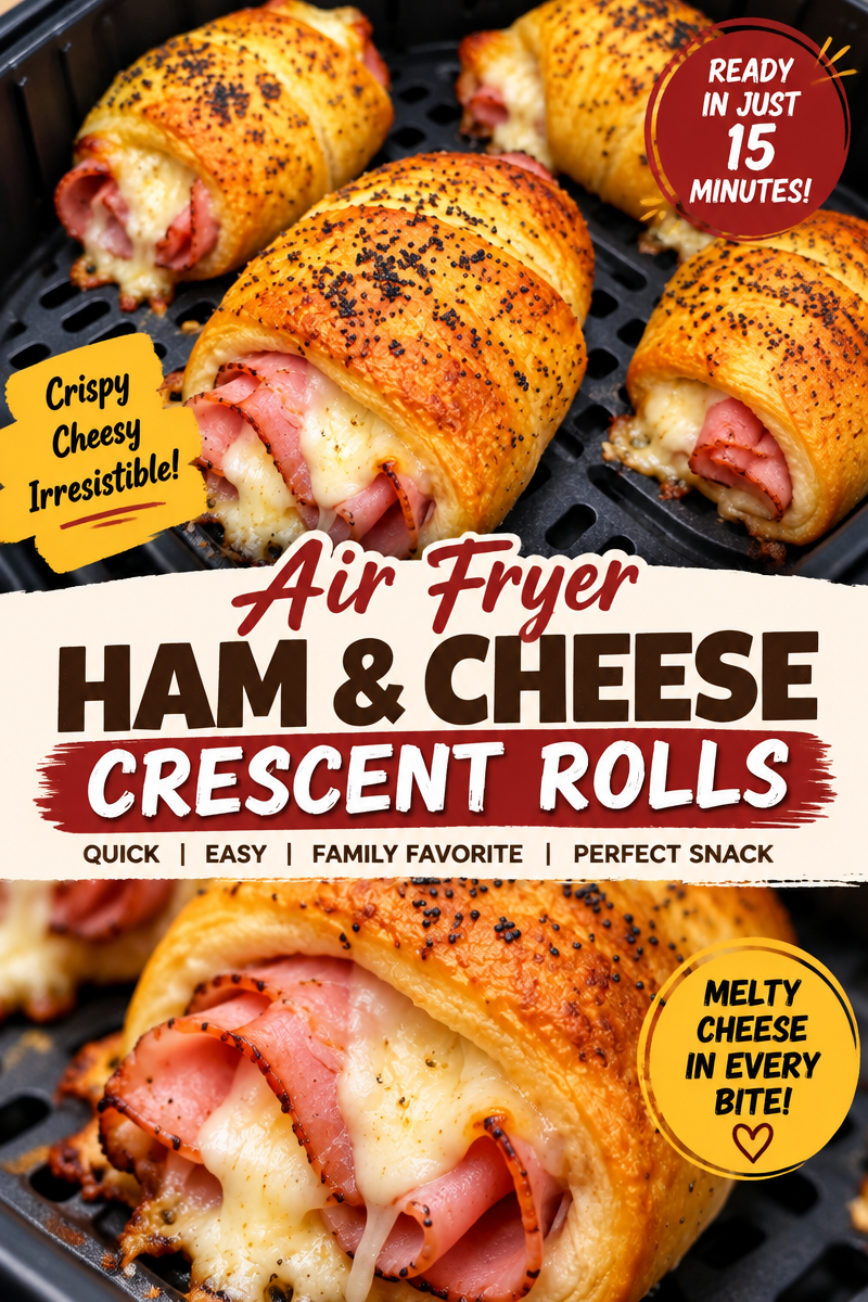 Air Fryer Ham and Cheese Wraps (Easy & Crispy)