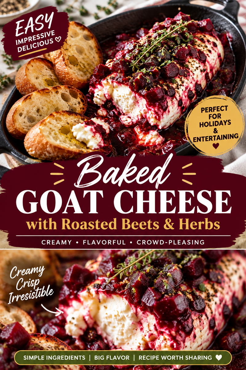 Roasted Beet Goat Cheese Appetizer Log