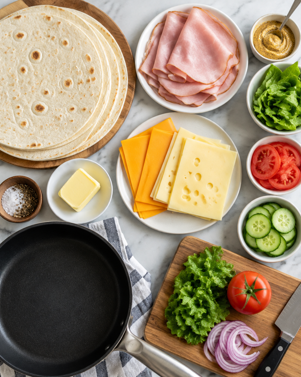 Air Fryer Ham and Cheese Wraps (Easy & Crispy)
