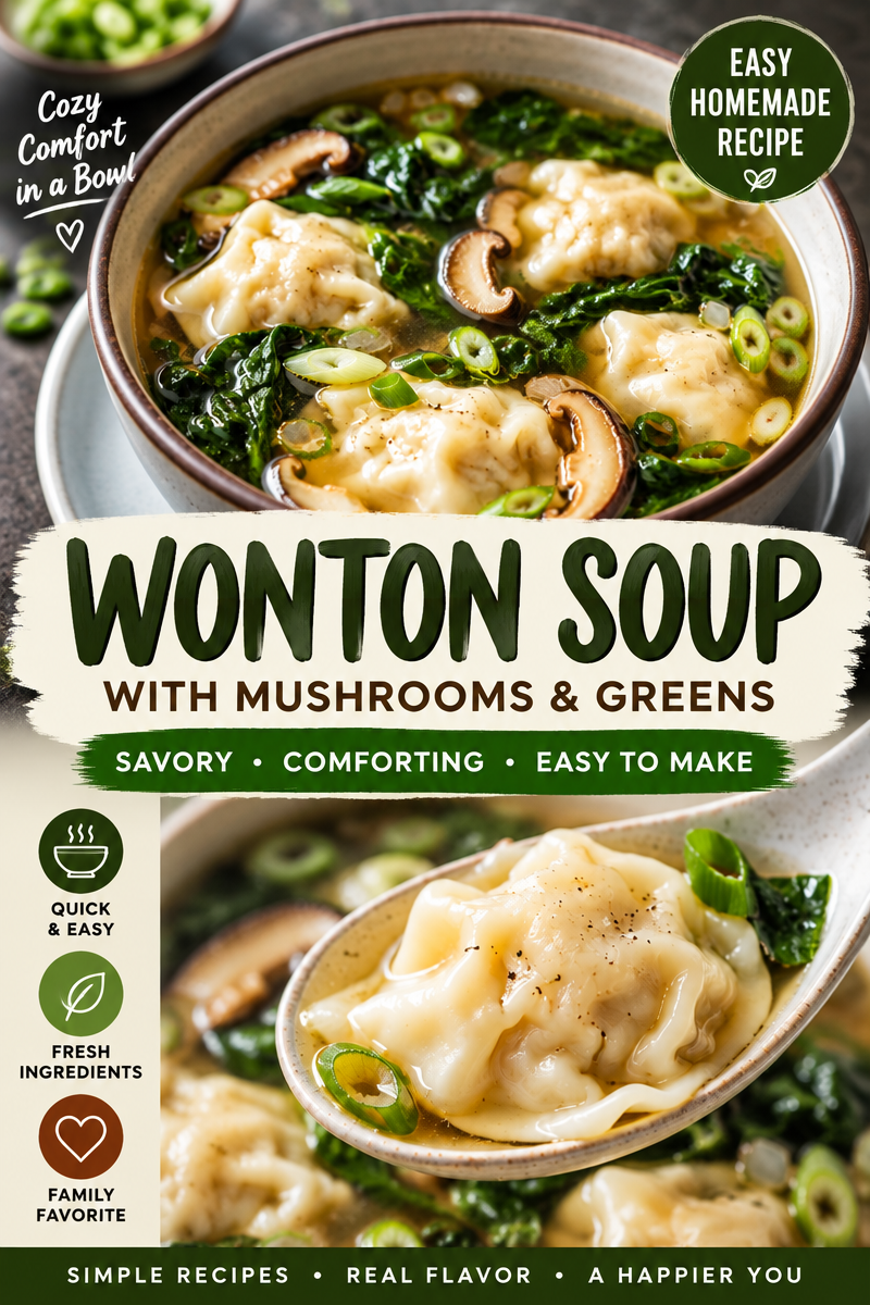 Easy Wonton Soup Recipe — Homemade Broth