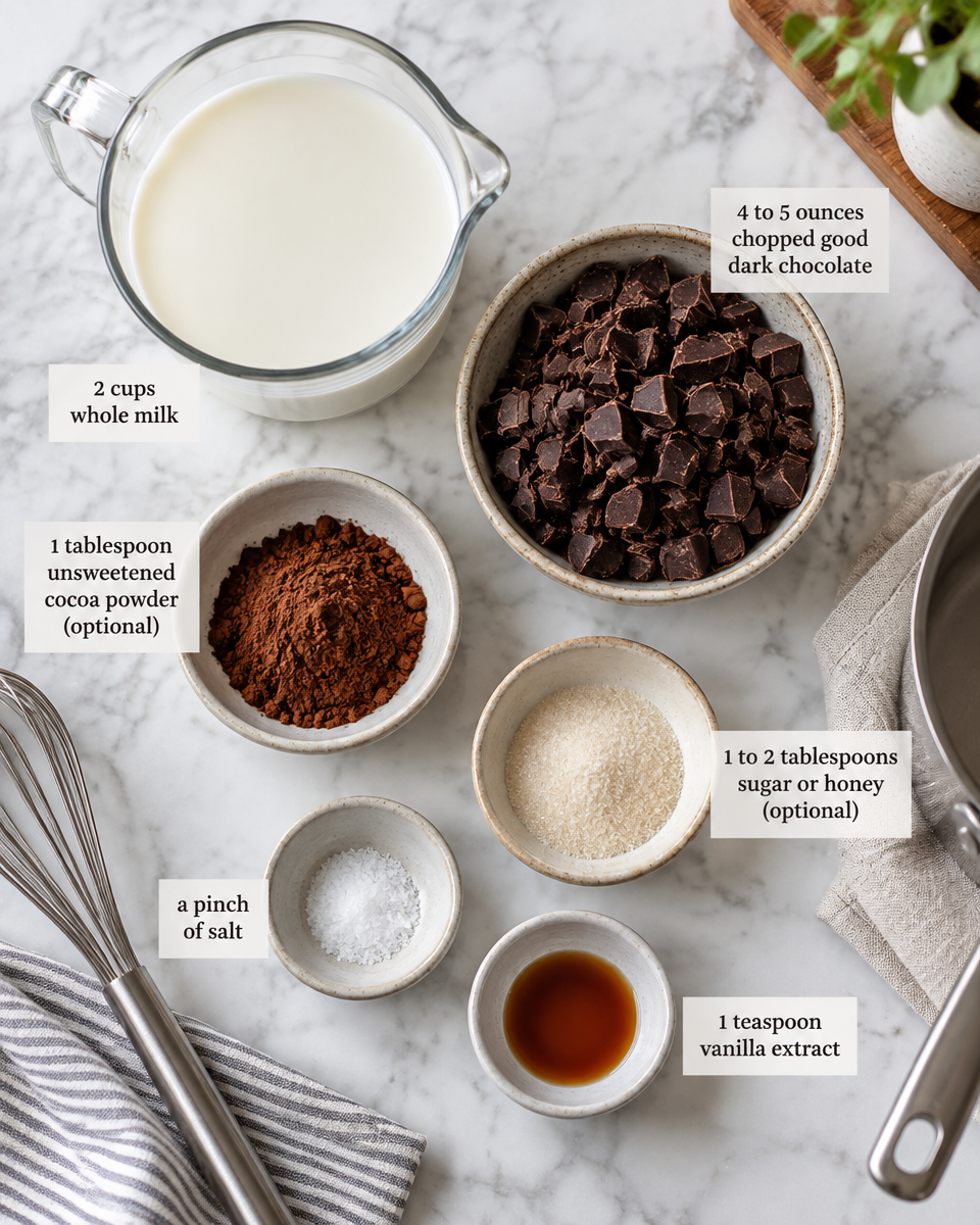 Easy Drinking Chocolate Recipe — European Style